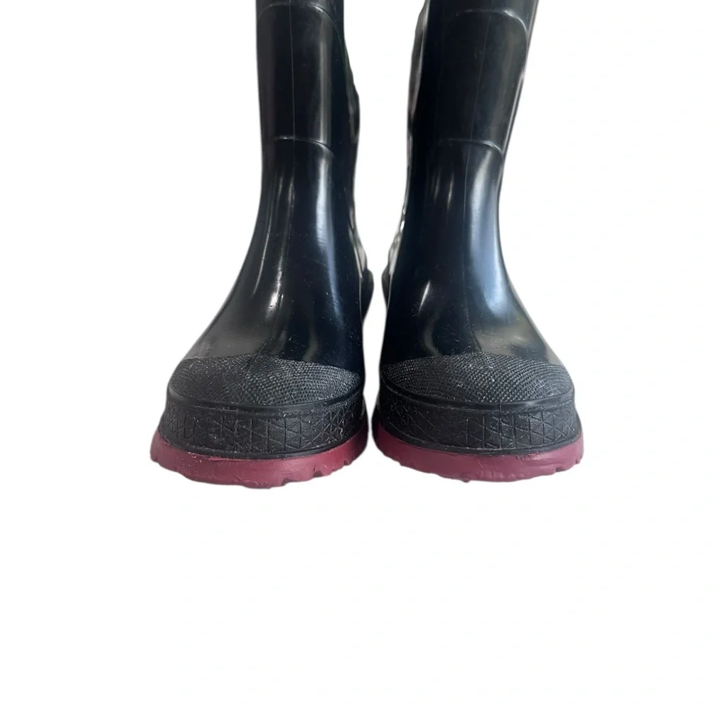 LaCrosse Black Boots‎ with Red Soles Youth Size 5